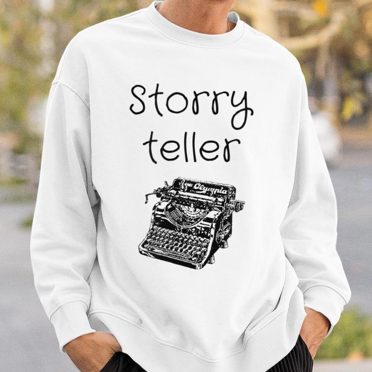 Storryteller Book Lover Storytelling Library Writer Reader Sweatshirt Gifts for Him