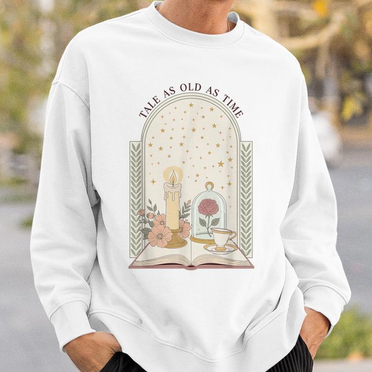 Tale As Old As Time Rose Candle And Book Sweatshirt Gifts for Him