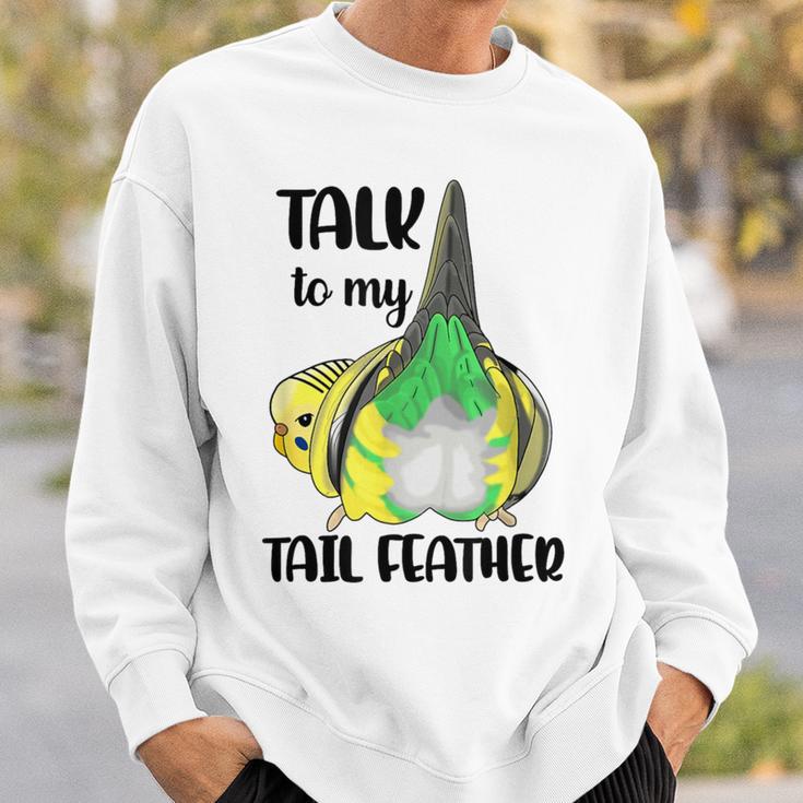 Talk To My Tail 羽 ファニー セキセイバト セキセイインコ スウェットシャツ 彼への贈り物