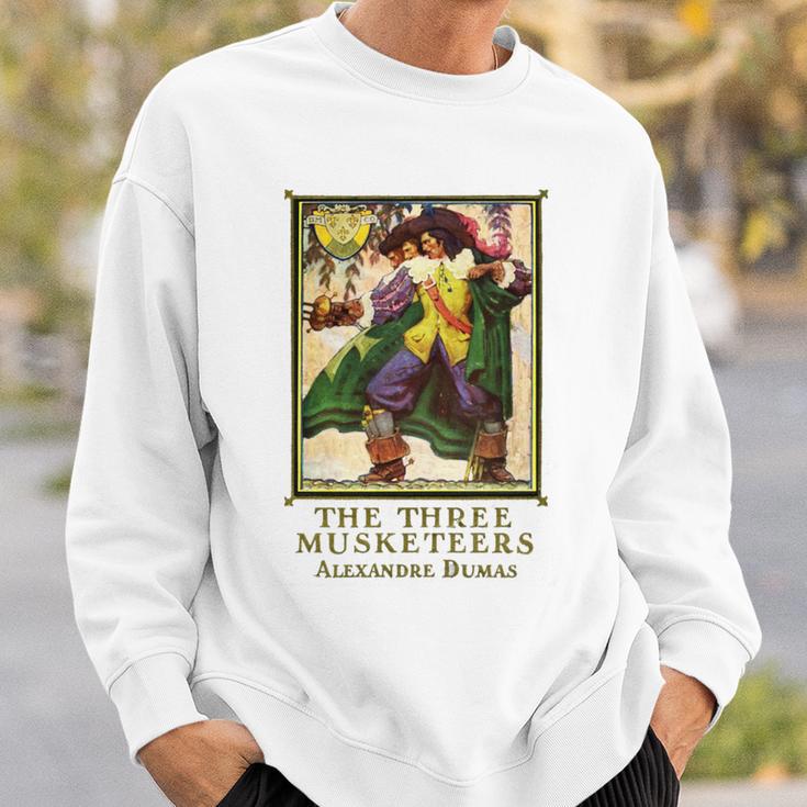 The Three Musketeers Alexandre Dumas Vintage Book Cover Sweatshirt Gifts for Him The Three Musketeers Alexandre Dumas Vintage Book Cover Sweatshirt Gifts for Him
