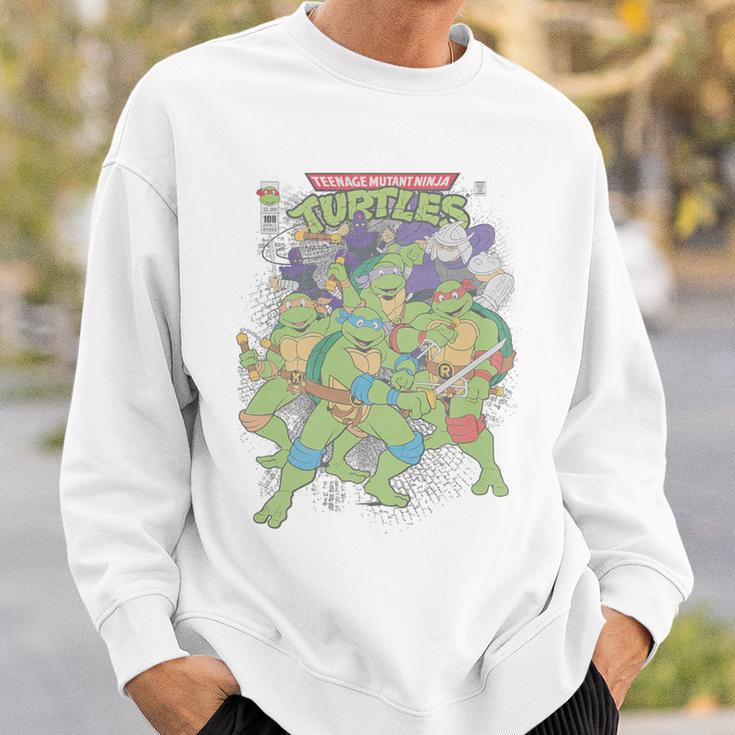 TMNT Comic Book Cover Group Shot Premium Tri-Blend Sweatshirt Gifts for Him