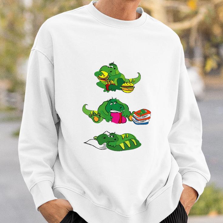 Triathlete Eating Sleeping Reading Dragon Book Sweatshirt Gifts for Him Triathlete Eating Sleeping Reading Dragon Book Sweatshirt Gifts for Him