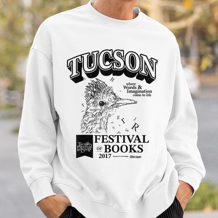 Tucson Festival Of Books TFOB 2017 Roadrunner Mascot Sweatshirt Gifts for Him Tucson Festival Of Books TFOB 2017 Roadrunner Mascot Sweatshirt Gifts for Him