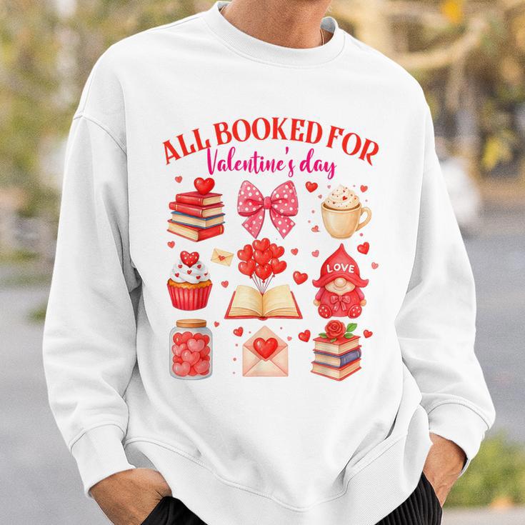 Valentines Reading Book Lover All Booked For Valentine's Day Sweatshirt Gifts for Him Valentines Reading Book Lover All Booked For Valentine's Day Sweatshirt Gifts for Him