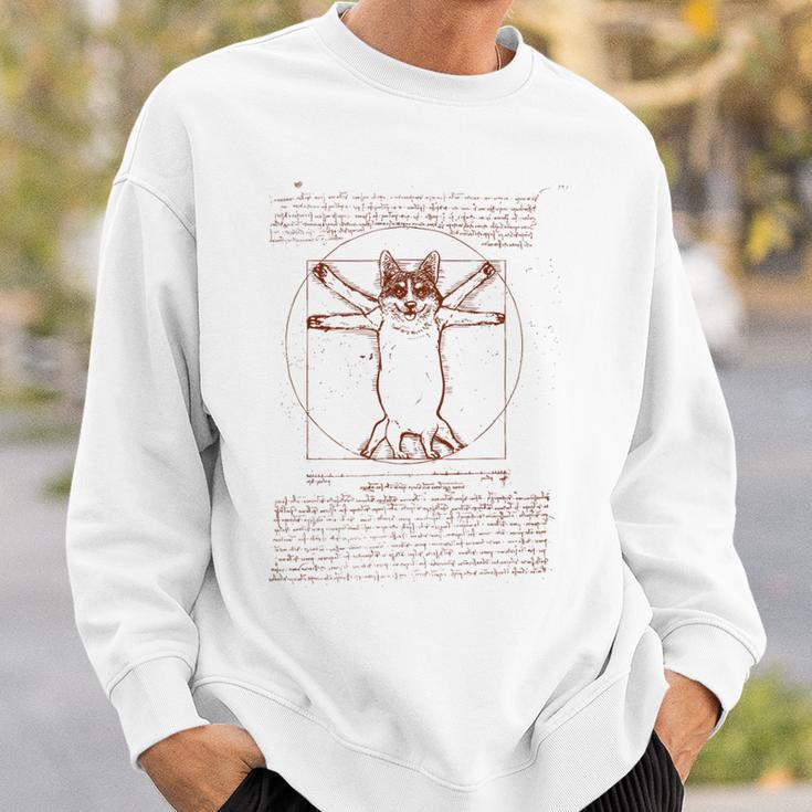 Vitruvian Corgi スウェットシャツ 彼への贈り物