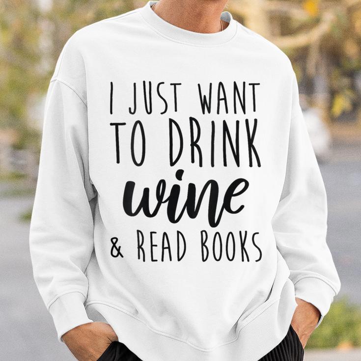 Women's Drink Wine And Read Books Bookish Book Lover Sweatshirt Gifts for Him Women's Drink Wine And Read Books Bookish Book Lover Sweatshirt Gifts for Him