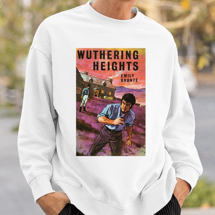 Wuthering Heights Emily Bronte Vintage Book Cover Sweatshirt Gifts for Him Wuthering Heights Emily Bronte Vintage Book Cover Sweatshirt Gifts for Him