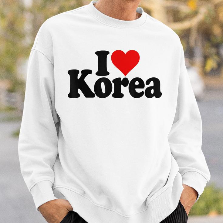アイラブハートコリア韓国カルチャー スウェットシャツ 彼への贈り物
