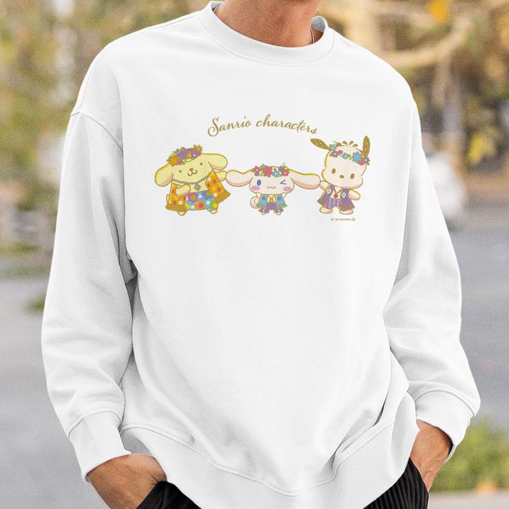 キッズ ポムポムプリン ポチャッコ シナモロール ポーズ スウェットシャツ 彼への贈り物