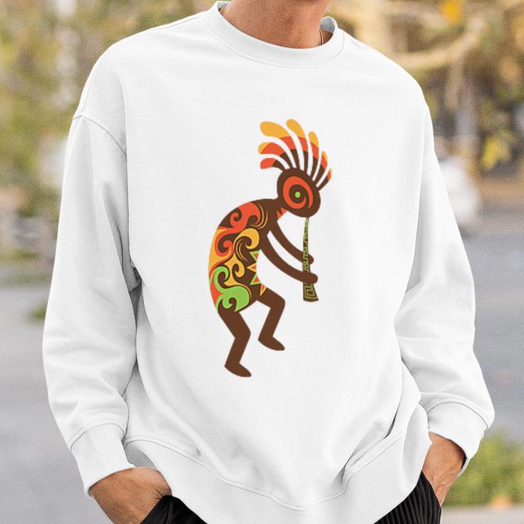 ココペリネイティブアメリカンtシャツ スモールプリント スウェットシャツ 彼への贈り物