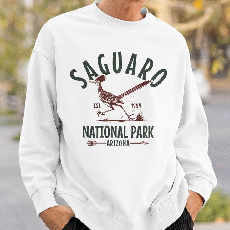 サグアロツーソン アリゾナ国立公園 ロードランナー お土産 長袖tシャツ スウェットシャツ 彼への贈り物
