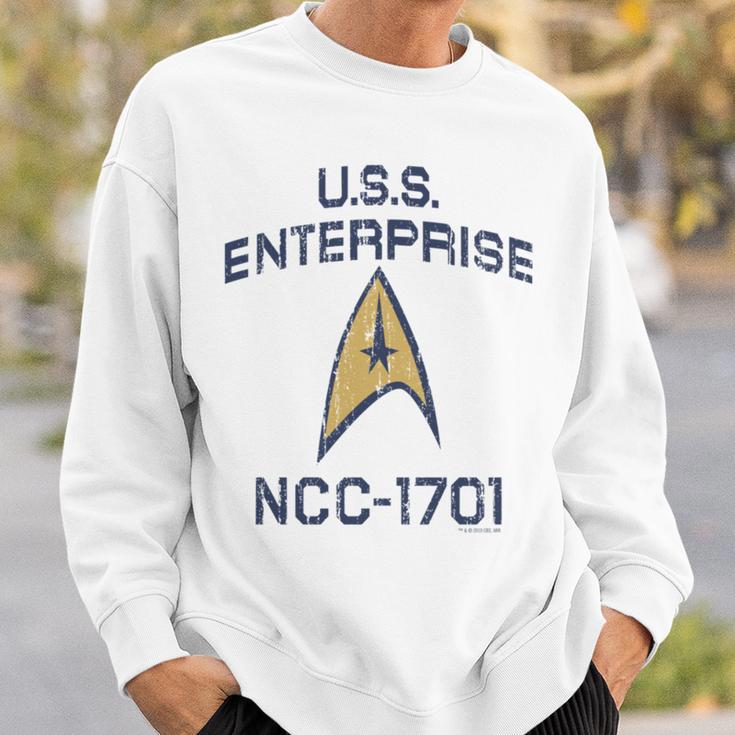 スタートレック オリジナルシリーズ エンタープライズ デルタ 長袖tシャツ スウェットシャツ 彼への贈り物