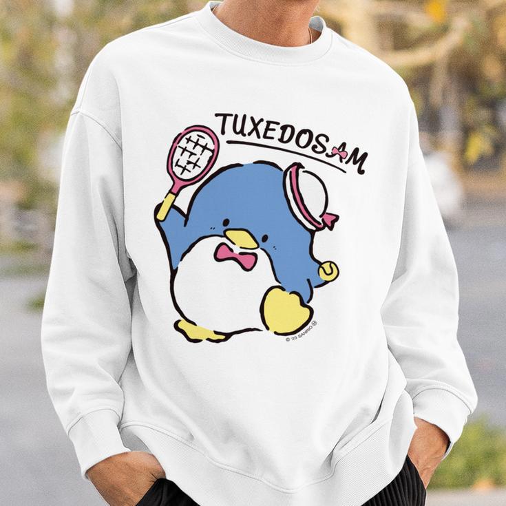タキシードサム テニス 長袖tシャツ スウェットシャツ 彼への贈り物