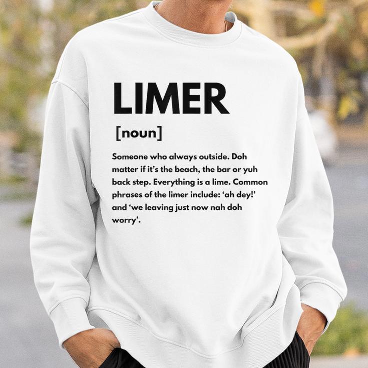 トリニダード・トバゴ Limer Definition Liming Lime スウェットシャツ 彼への贈り物