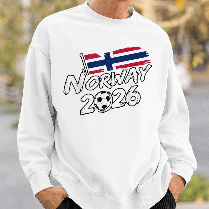 ノルウェー サッカー フットボール 試合 プレーヤー ファン ノルウェー国旗 スウェットシャツ 彼への贈り物