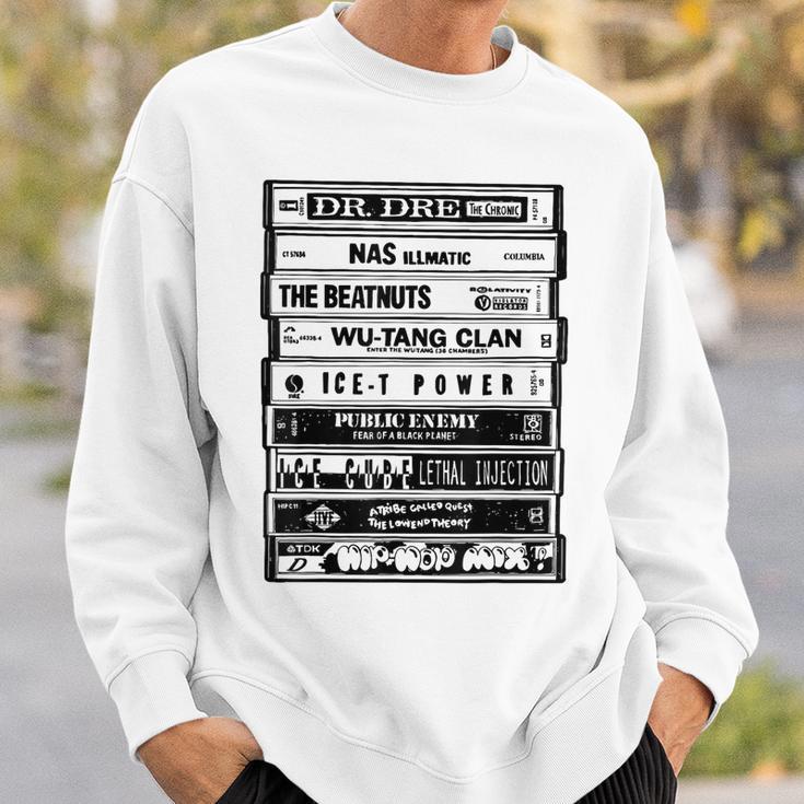 ヒップホップアーティストカセットtシャツ オールドスクールラップtシャツ スウェットシャツ 彼への贈り物