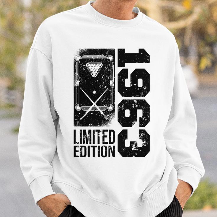 ビリヤード スヌーカーゲーマー ビンテージ 1963 誕生日 プール-ビリヤード 長袖tシャツ スウェットシャツ 彼への贈り物