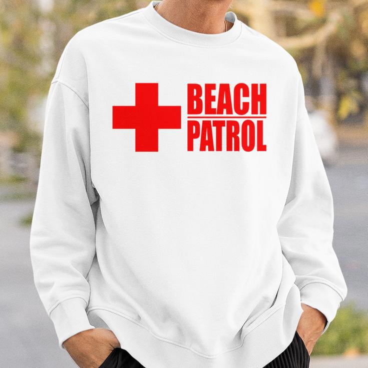 ビーチパトロール ライフガード サーフ レスキュー 長袖tシャツ スウェットシャツ 彼への贈り物