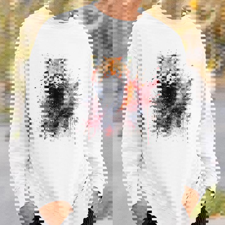 レッサーパンダ 恋人 アートワーク スウェットシャツ 彼への贈り物