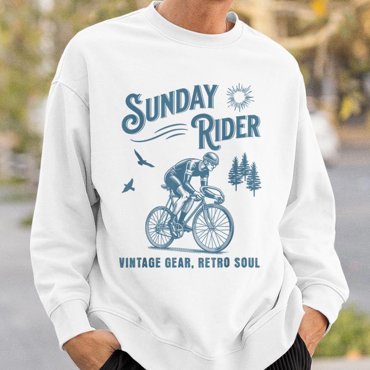 レトロ サイクリング サイクリスト 自転車 バイク サンデー ライド クラブ レース スウェットシャツ 彼への贈り物