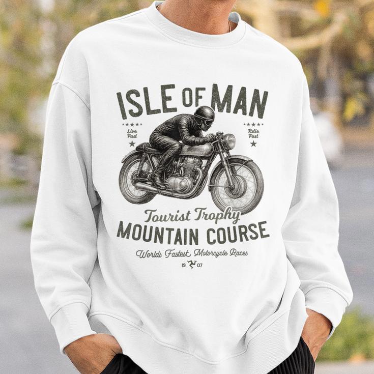 レトロ マン島 Tt レース ヴィンテージ レーシング バイクレース スウェットシャツ 彼への贈り物