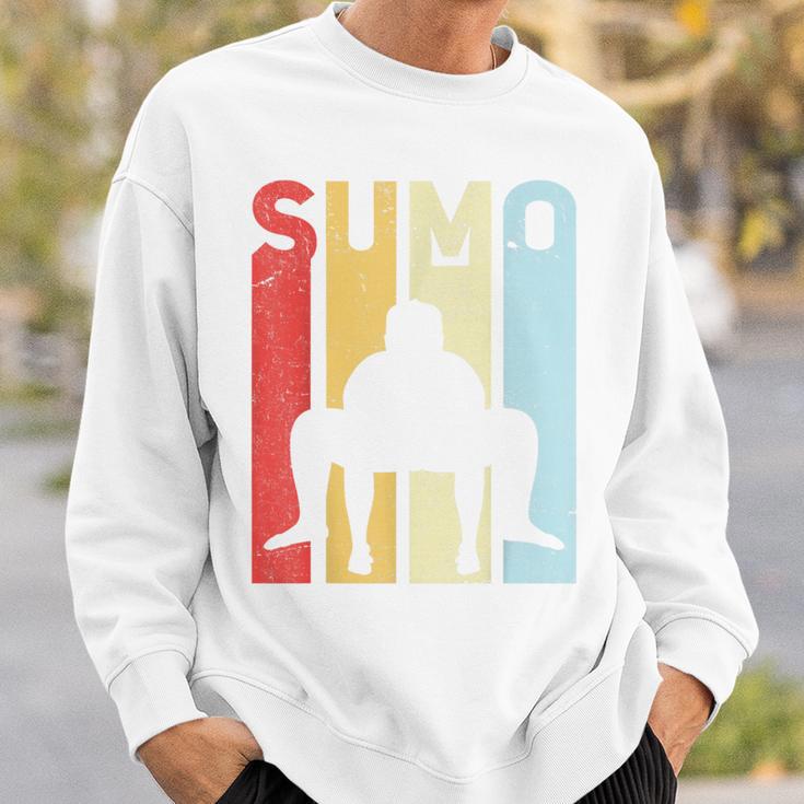 ヴィンテージ 相撲 扇子 レトロ 相撲 スウェットシャツ 彼への贈り物