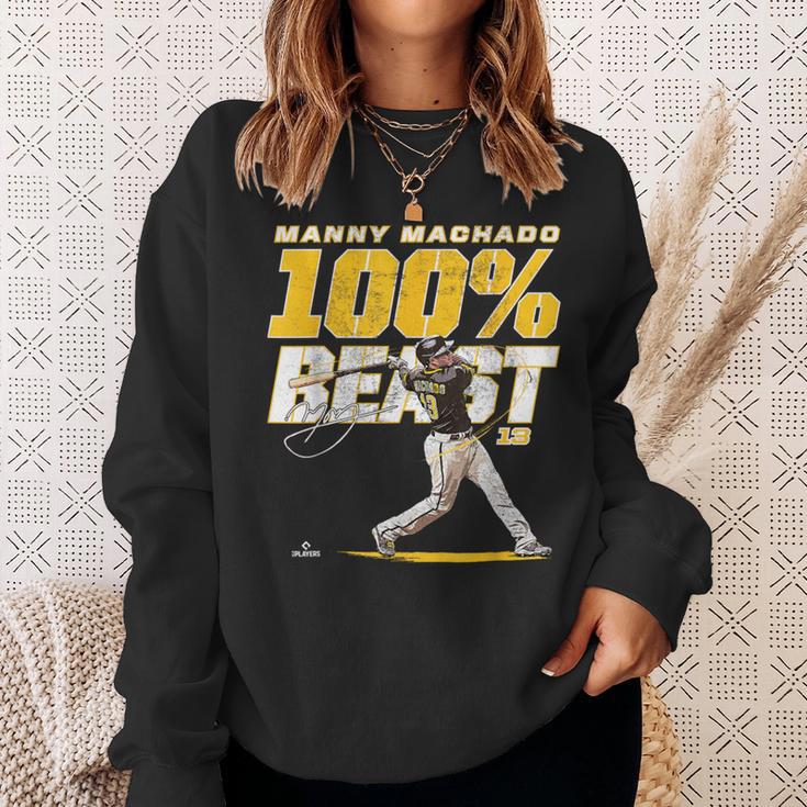 100 Beast Manny Machadoan Diego Mlbpa スウェットシャツ 彼女への贈り物