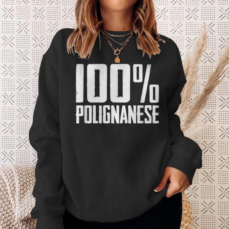 100 Polignanese Polignano A Mare スウェットシャツ 彼女への贈り物