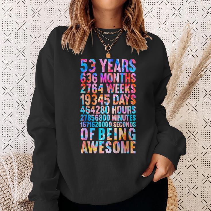 53歳の誕生日の面白いシャツ オールドメーター 面白い53歳ギフト スウェットシャツ 彼女への贈り物