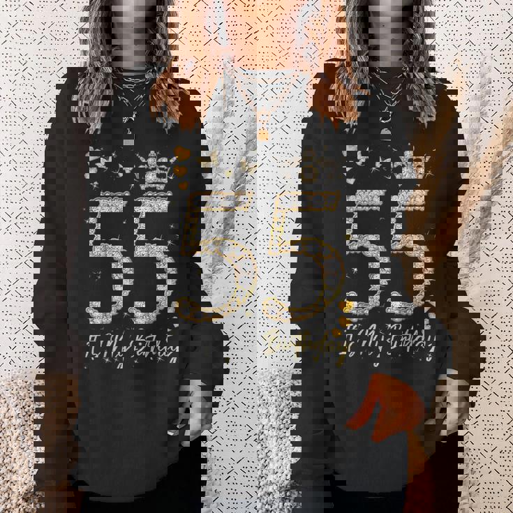 55 It's My Birthday、It's My 55Th Birthday、55歳 スウェットシャツ 彼女への贈り物