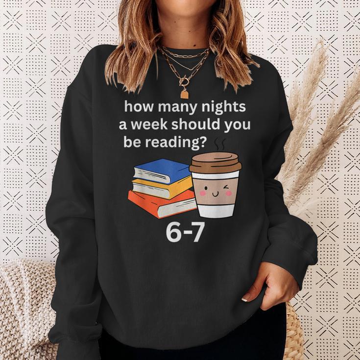 67 Meme English Teacher Reading Book Lover Humor Sweatshirt Gifts for Her