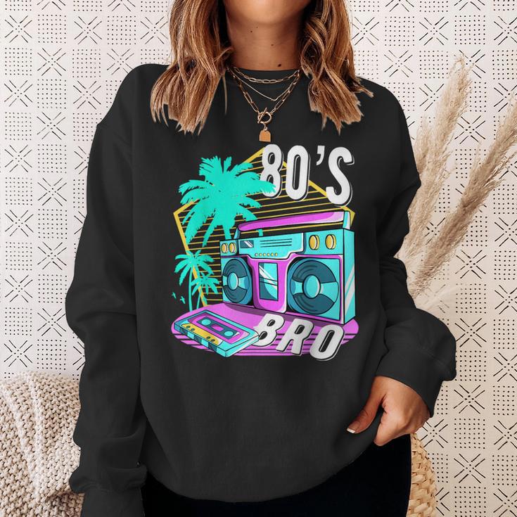 80年代ブロ レトロヴィンテージ I Love 80年代ディスコ 1980年代コスチューム パーティー スウェットシャツ 彼女への贈り物