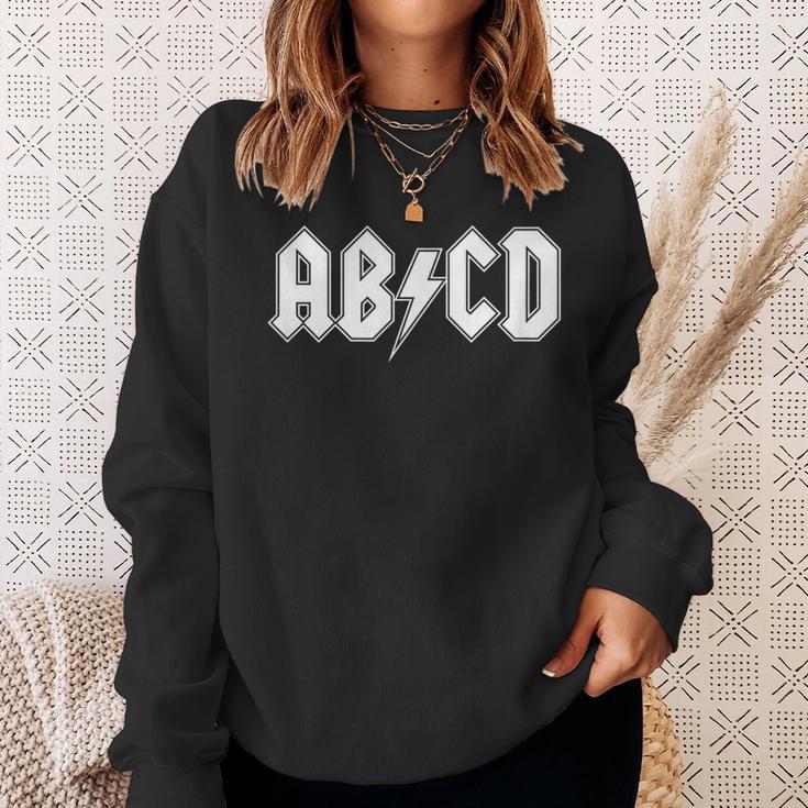 Abcd Adcd パロディ スウェットシャツ 彼女への贈り物