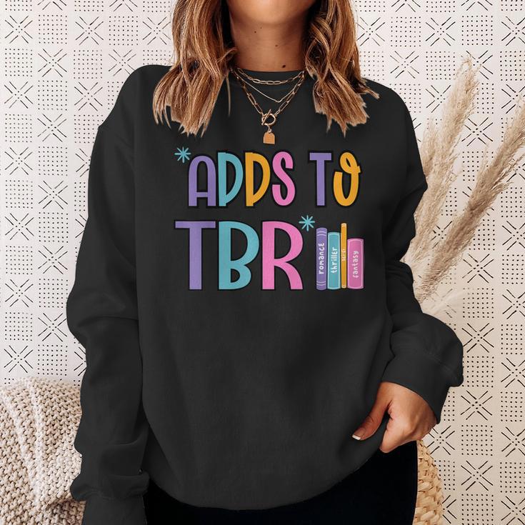 Adds To TBR Book Lover Tee Sweatshirt Gifts for Her