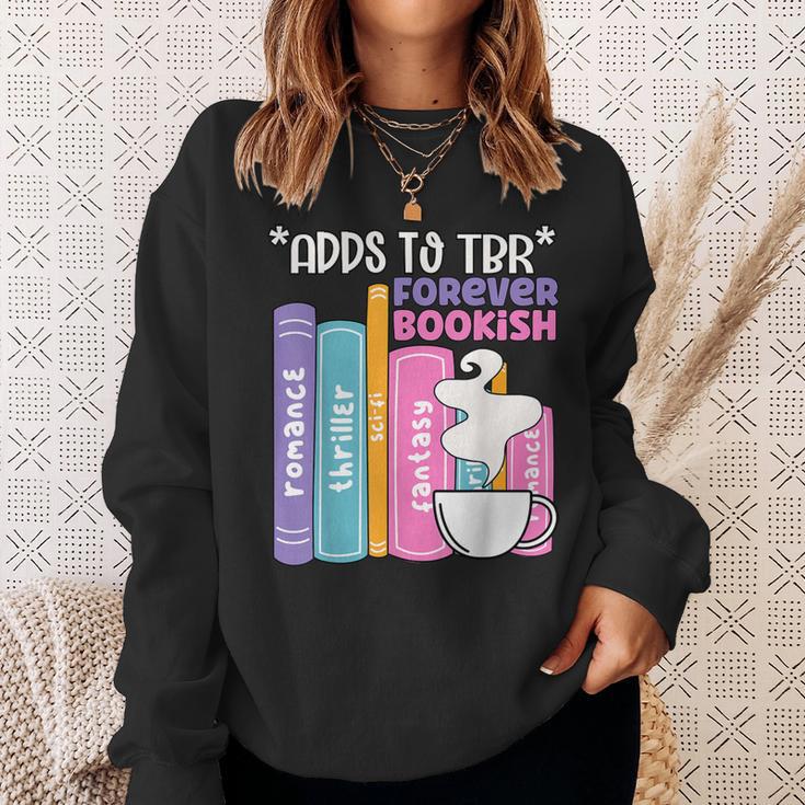 Adds To TBR Forever Bookish Book Lover Tee Sweatshirt Gifts for Her Adds To TBR Forever Bookish Book Lover Tee Sweatshirt Gifts for Her