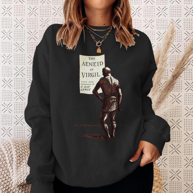 The Aeneid Virgil Vintage Book Cover Sweatshirt Gifts for Her