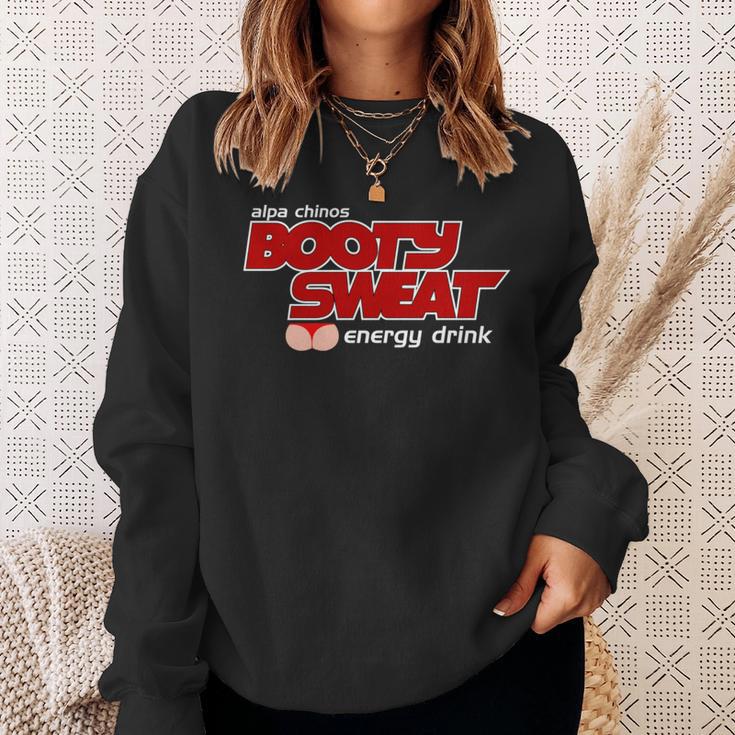 Alpa Chino's Bootyweat エナジードリンク 長袖tシャツ スウェットシャツ 彼女への贈り物