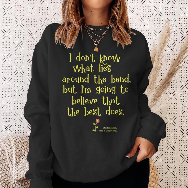 Anne Of Green Gables Positive Hope Book Quote Shirt Sweatshirt Gifts for Her