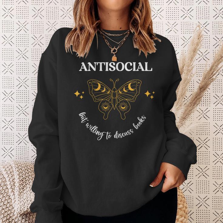 Antisocial Book Club Introvert Booklovers For Readers Sweatshirt Gifts for Her Antisocial Book Club Introvert Booklovers For Readers Sweatshirt Gifts for Her