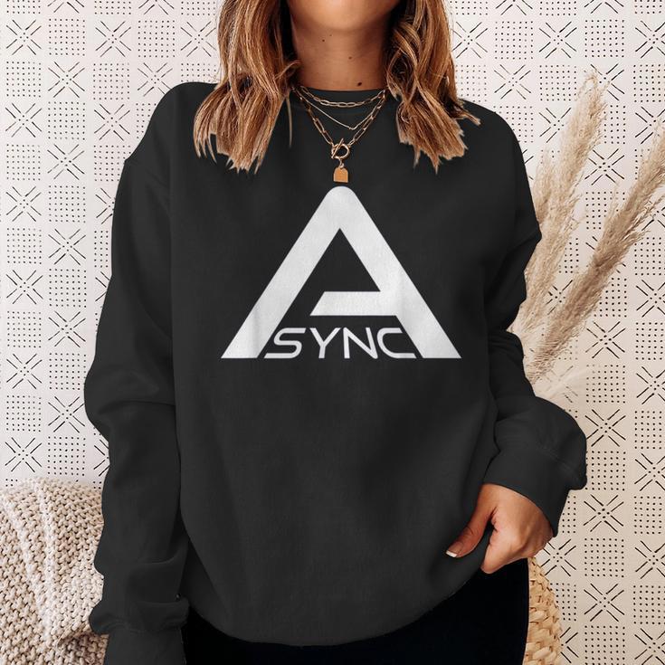 Async Backroom Pixels Research スウェットシャツ 彼女への贈り物