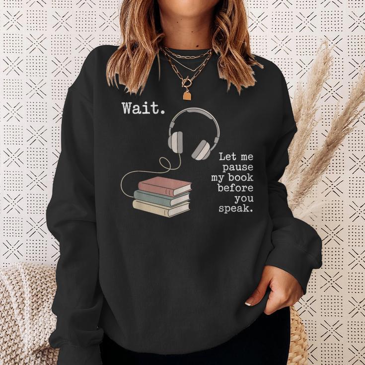 Audiobook Enthusiasts Headphones Book Club Bookworm Sweatshirt Gifts for Her Audiobook Enthusiasts Headphones Book Club Bookworm Sweatshirt Gifts for Her