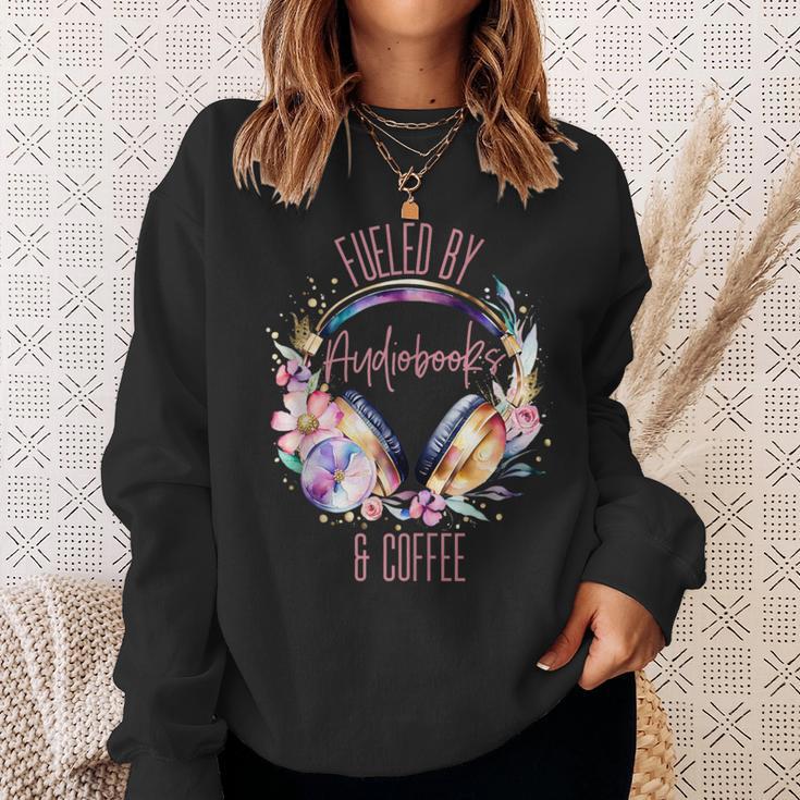 Audiobooks Coffee Lover Women Listen To Books Spicy Romance Sweatshirt Gifts for Her