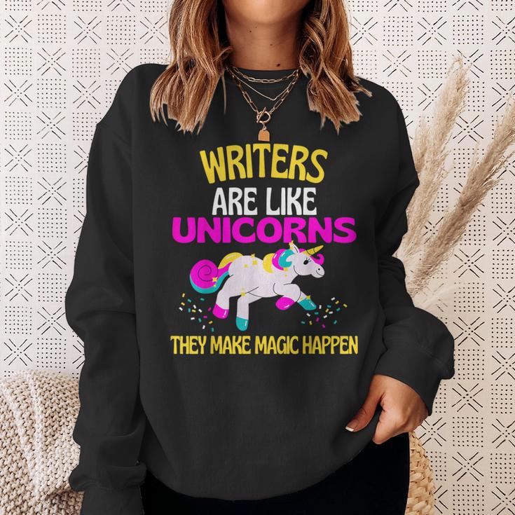 Authors Writer Magic Funny For Book Publisher And Writers Sweatshirt Gifts for Her