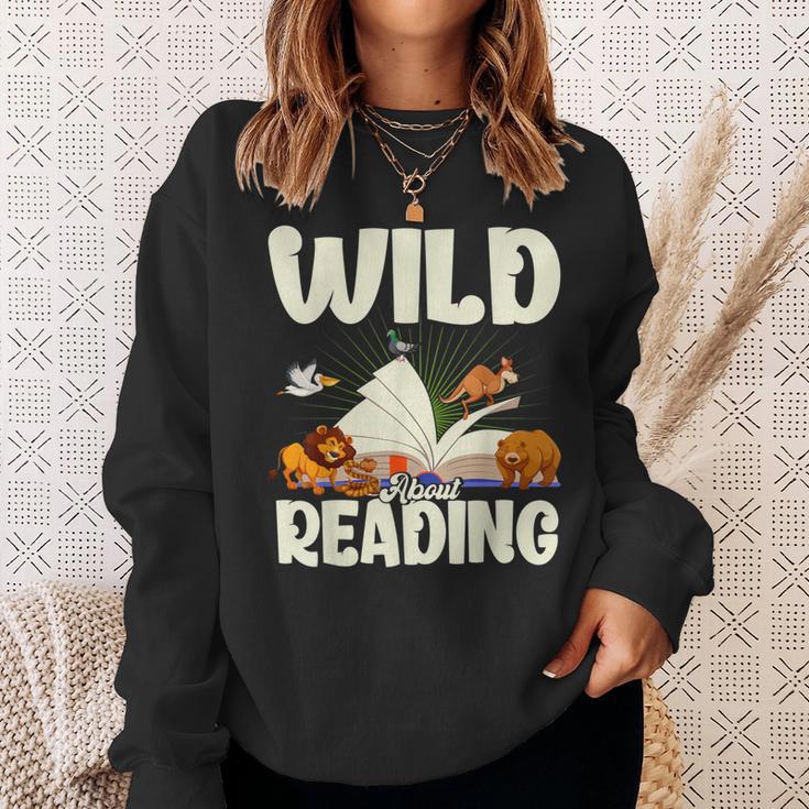 Avid Readers Bookworms Book Lovers Wild About Reading Lovers Sweatshirt Gifts for Her Avid Readers Bookworms Book Lovers Wild About Reading Lovers Sweatshirt Gifts for Her