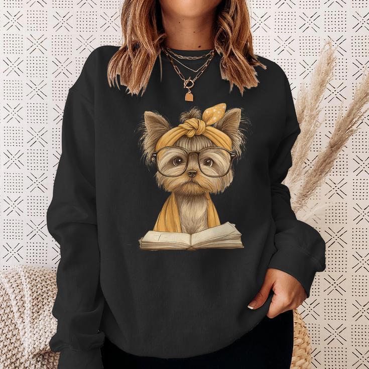 Baby Tiger Open Book Reading Graphic Portrait Round Glasses Sweatshirt Gifts for Her Baby Tiger Open Book Reading Graphic Portrait Round Glasses Sweatshirt Gifts for Her
