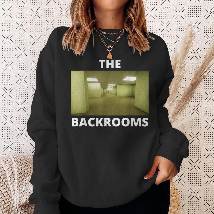The Backrooms Creepypasta Memeへようこそ スウェットシャツ 彼女への贈り物