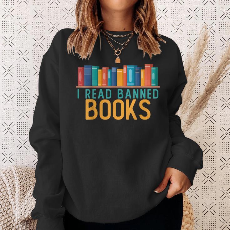 I Am With The Banned Books Shirts I Read Banned Books Sweatshirt Gifts for Her