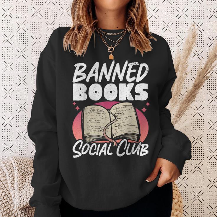 Banned Books Social Club Sweatshirt Gifts for Her