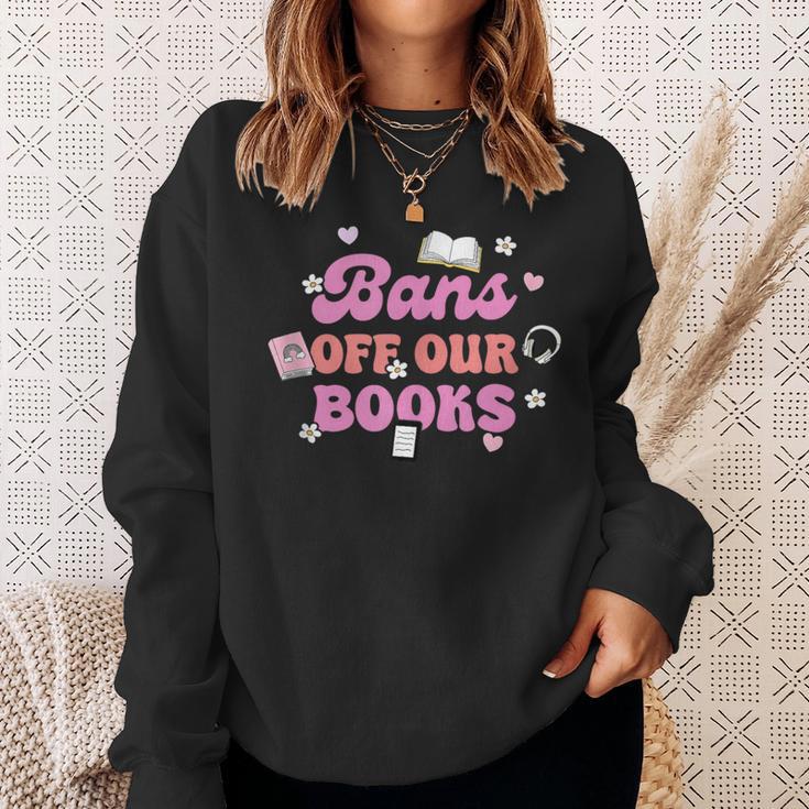 Bans Off Our Books Quote Sweatshirt Gifts for Her