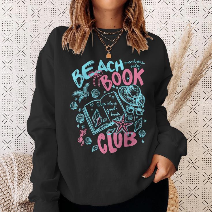 Beach Book Club Seashell Starfish Summer Vacation Hawaii Sweatshirt Gifts for Her
